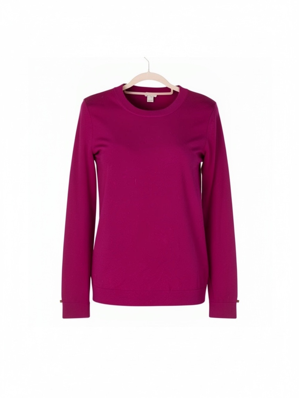J. Crew Women's Crewneck Sweatshirt in Magenta